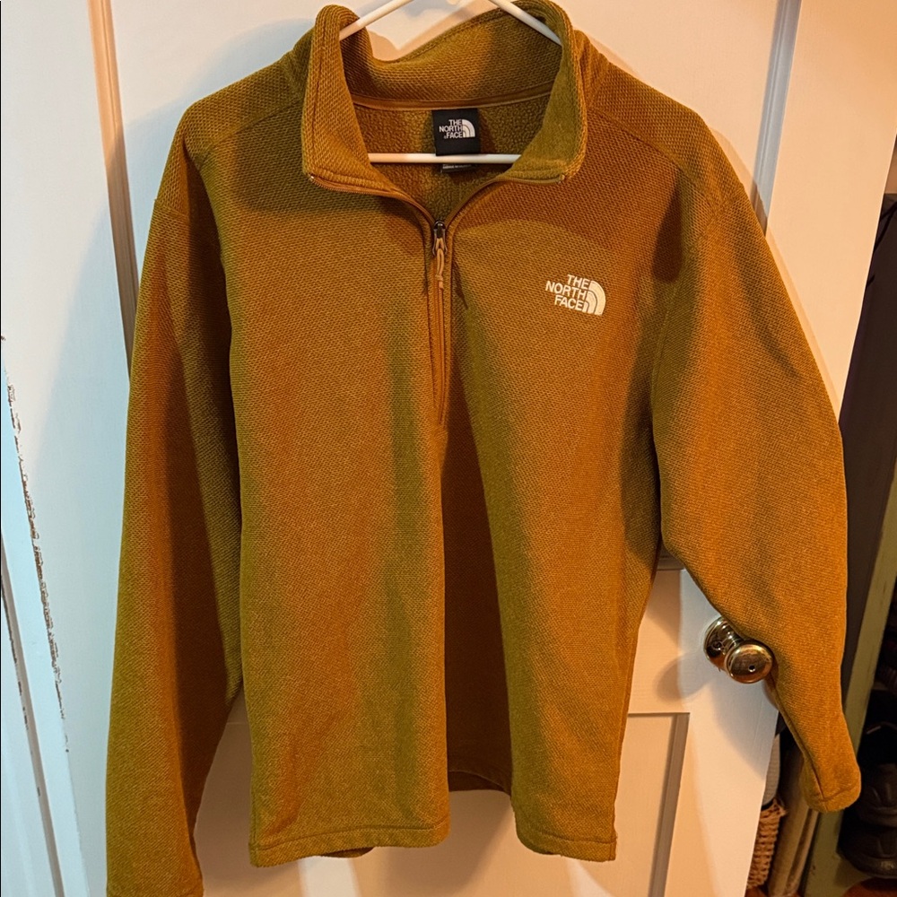 The North Face Dark Tan Lightweight Pullover, Halfzip